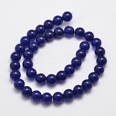 Natural & Dyed Malaysia Jade Bead Strands X-G-A146-10mm-A22-1