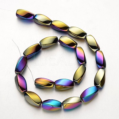 Electroplate Non-magnetic Synthetic Hematite Beads Strands G-F300-11A-02-1