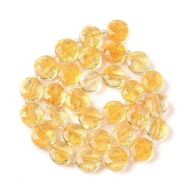 Heated Natural Citrine Bead Strands G-C116-A05-01-1