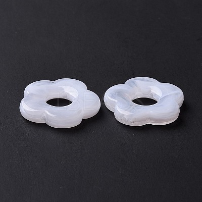 Opaque Acrylic Beads OACR-E014-02-1