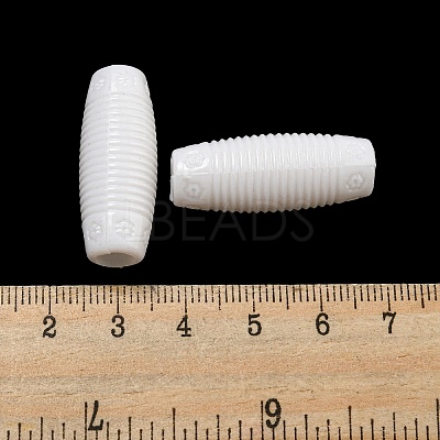 Opaque Acrylic European Beads SACR-L007-005D-1