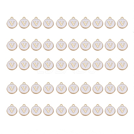 Golden Plated Alloy Charms ENAM-SZ0001-25A-V-1