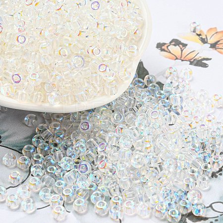 Transparent Glass Seed Beads SEED-Z001-C-D03-1