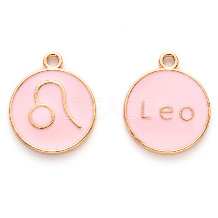 Alloy Enamel Pendants ENAM-S124-01A-09G-1
