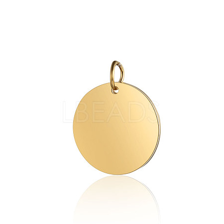Ion Plating(IP) 304 Stainless Steel Pendants X-STAS-I311-32D-G-1