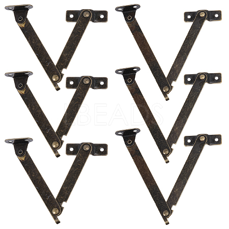 12 Sets 2 Styles Iron Box Support Stands FIND-GL0001-74-1