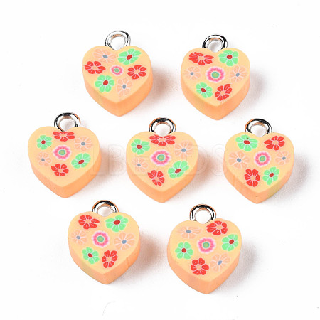 Handmade Polymer Clay Charms CLAY-N006-46C-1