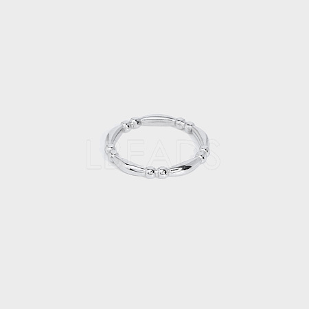 304 Stainless Steel Bamboo Joint Ring GY8845-36-1