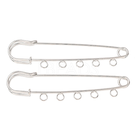 Iron Safety Pins Brooch Findings RN-CBAB9AC-03P-1