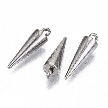 Tarnish Resistant 201 Stainless Steel Pendants STAS-S117-002C-01-1