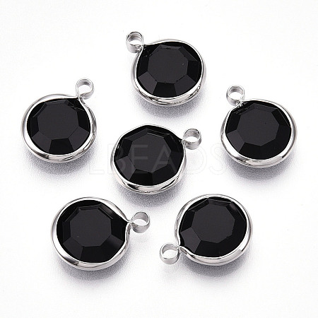 K9 Glass Charms GLAA-T023-37B-01-1