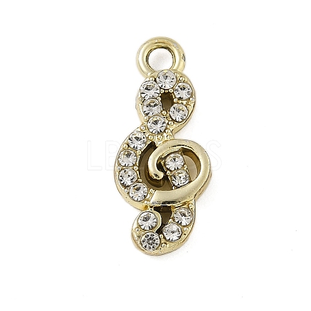 Alloy Rhinestone Pendants PALLOY-P308-02KCG-1