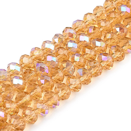 Electroplate Glass Beads Strands LS-EGLA-A044-T6mm-L23-1