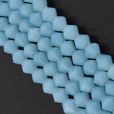 Faceted Bicone Opal Beads Strands EGLA-P017-01B-1