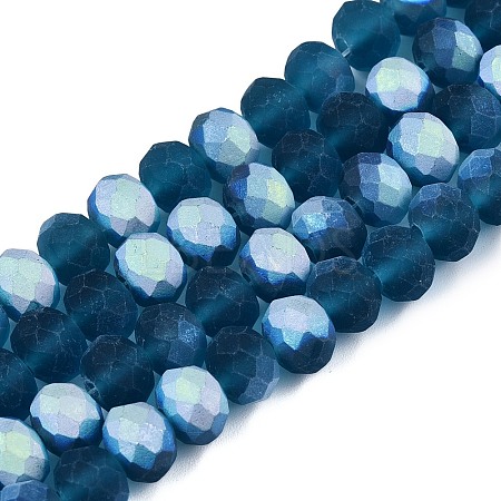 Transparent Glass Beads Strands LS-EGLA-A044-T8mm-MB27-1