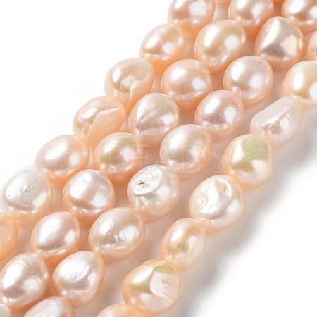 Natural Cultured Freshwater Pearl Beads Strands PEAR-Z002-27-1