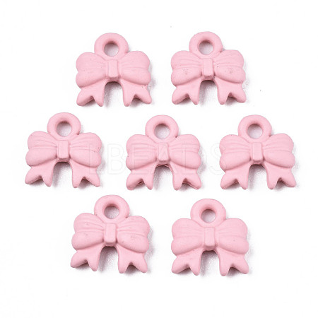Spray Painted Alloy Charms PALLOY-T075-122C-RS-1