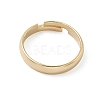 Adjustable Brass Finger Rings Components KK-K414-09G-2