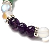 Tree of Life & Lotus Stretch Bracelets Set for Men Women BJEW-JB06723-8