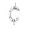304 Stainless Steel Letter Connector Charms STAS-M108-01P-03-1