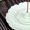 Ceramic Ornaments Chinese Style Ceramic Lotus Fragrance Plug-in Incense Burner Home Indoor Incense Ornaments JX837B-5
