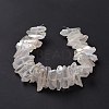 Natural Quartz Crystal Points Beads Strands G-K181-B28-4