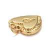 Rack Plating Real 18K Gold Plated Brass Pendants KK-E260-01G-P-3