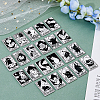 22Pcs 22 Style Tarot Theme Printed Acrylic Pendants MACR-HY0001-08-4