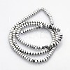 Electroplate Non-Magnetic Synthetic Hematite Beads Strands G-J213C-08-2