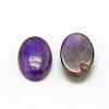 Natural Amethyst Cabochons G-R415-8x10-30-2