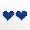 Dyed Heart Wood Pendants WOOD-R240-41-2