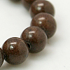 Natural Mashan Jade Round Beads Strands G-D263-12mm-XS14-1