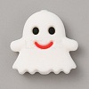 Ghost Food Grade Silicone Beads SIL-WH0002-77A-1