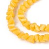 Opaque Glass Beads Strands GLAA-N019-4mm-22-4