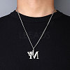 201 Stainless Steel Necklaces NJEW-Q336-01Y-P-3