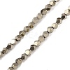 Electroplated Synthetic Non-magnetic Hematite Beads Strands G-A234-G03-01C-1