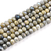 Ombre Effect Dyed Glass Beads Strands LS-GLAA-C023-02-C11-A-1