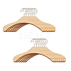 SUPERFINDINGS 12Pcs Miniature Wood Doll Clothes Hangers DIY-FH0005-32B-1