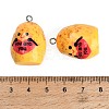 Opaque Resin with Alloy Pendants RE-CBA08CD-07B-3