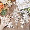 Flower Organgza Polyester Embroidery Ornament Accessories DIY-WH0297-21A-3