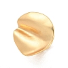 Matte Gold Alloy Adjustable Rings for Women LS-RJEW-K260-07D-2