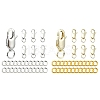 Brass Lobster Claw Clasps DIY-YW0009-37G-2