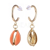 Brass Dangle Stud Earrings EJEW-JE04111-03-2