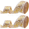 Gorgecraft Ethnic Style Polyester Silk Grosgrain Ribbon OCOR-GF0003-67A-1