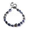 Natural Sodalite Beaded Bracelets for Women G-P563-07P-12-4
