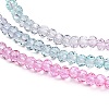 Transparent Painted Glass Beads Strands DGLA-A034-T2mm-A10-4