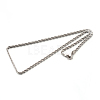 304 Stainless Steel Rope Chain Necklaces X-STAS-M174-013P-2