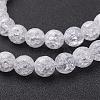 Synthetic Crackle Quartz Beads Strands G-SF10MM-43-3