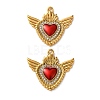 304 Stainless Steel Enamel Pendants STAS-B100-01G-01-1