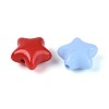 Opaque Acrylic Beads SACR-T017-69M-2